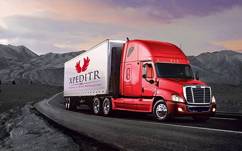Xpeditr truck used for corporate wine relocation
