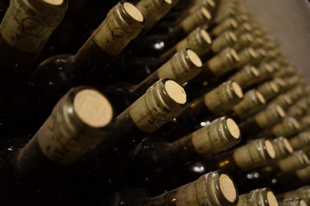 Bottles of wines for insurance purposes