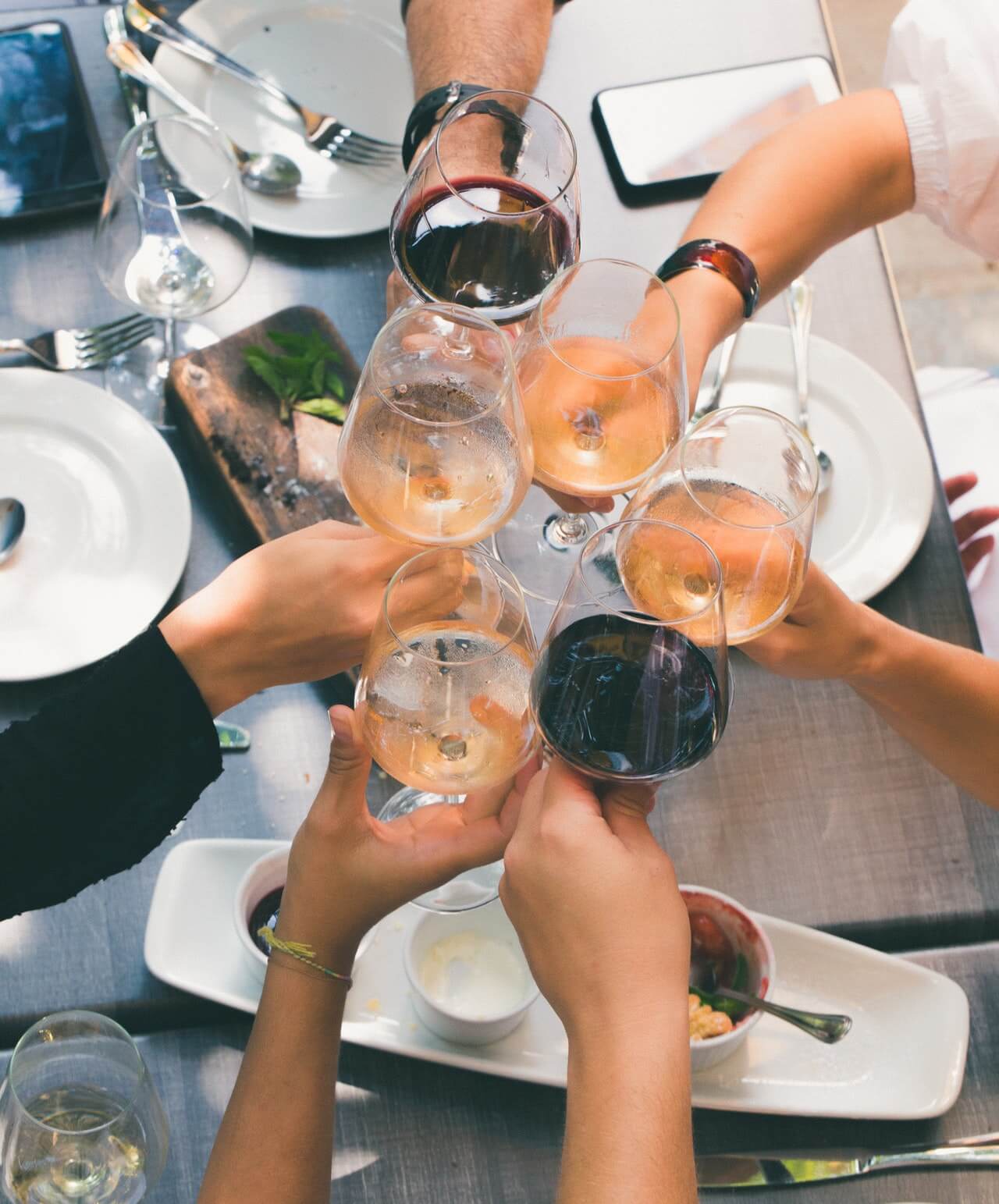 Full Wine Glasses